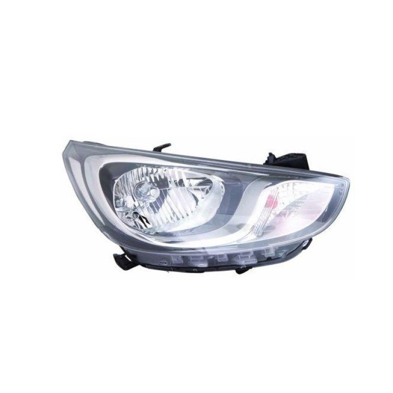 Фара передня права Hyundai Accent (Solaris) 11-15 (TYC) електрична (Ukrainian Type) 921024L000