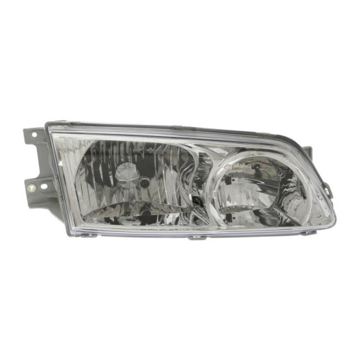 Фара передня права Hyundai H-1/Н200 2000-2004 DEPO гладке скло, мех./ел. кор. 921024A500