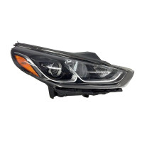 Фара передня права Hyundai Sonata LF USA 17-19 (TYC) жовта вставка, без LED, галоген 92102C2500