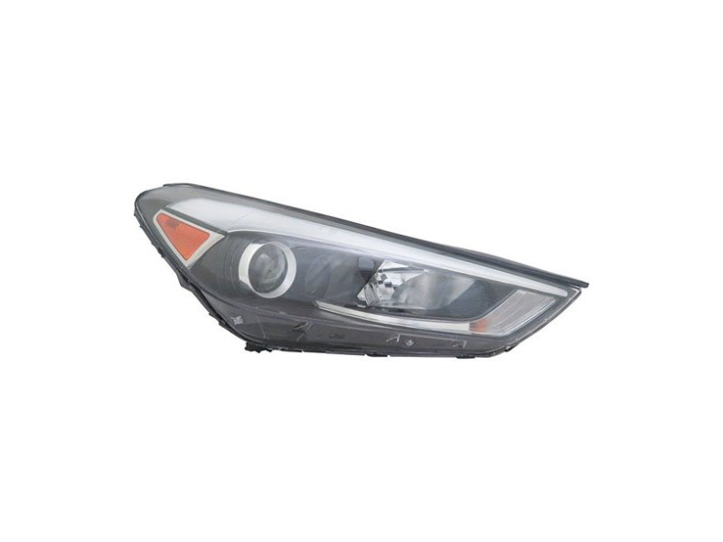 Фара передня права Hyundai Tucson TL 15-18 USA (Depo) жовта вставка LED 92102D3150