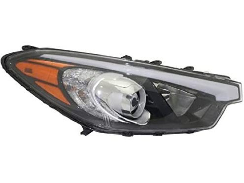 Фара передня права Kia Forte 13-16 USA (Китай) механічна, жовта вставка 92102A7200