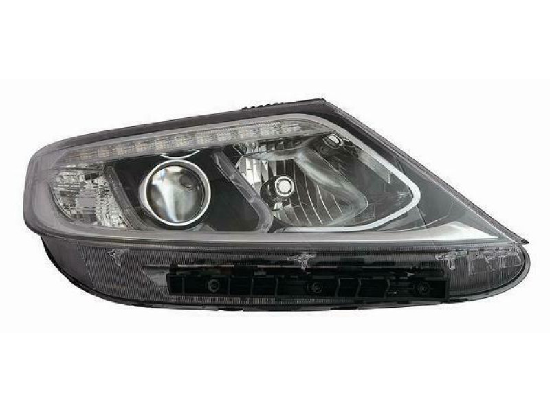 Фара передня права Kia Sorento 13-15 (Depo) ксенон H7 LED