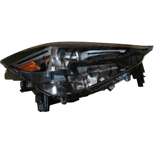 Фара передня права Mazda CX-5 17- USA TYC ел. рег., full LED, AFL, жовта вставка KB8B-51-031K