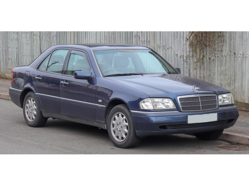 Фара передня права Mercedes C-Class W202 1993-1996 (H1/H1/H3) мех. кор., без омивача DEPO 2028201861
