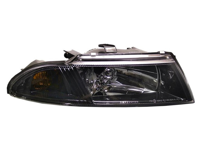 Фара передня права Mitsubishi Carisma 99-04 (Depo) чорна, електрич. MR972794