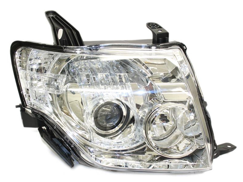 Фара передня права Mitsubishi Pajero 4 07-14 галоген ел.рег. (DEPO) 8301A894