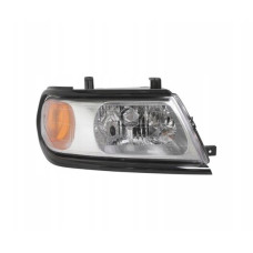 Фара передня права Mitsubishi Pajero Sport 1 00-08 (TYC) ел. рег., рант чорний 8301A316XA