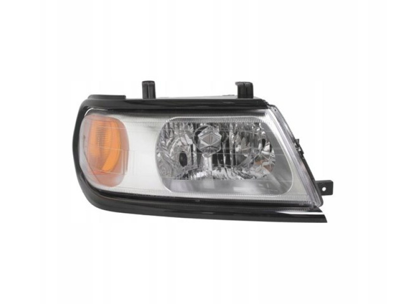 Фара передня права Mitsubishi Pajero Sport 1 00-08 (Depo) ел. рег., рант чорний 8301A316XA