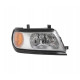 Фара передня права Mitsubishi Pajero Sport 1 00-08 (Depo) ел. рег., рант чорний 8301A316XA