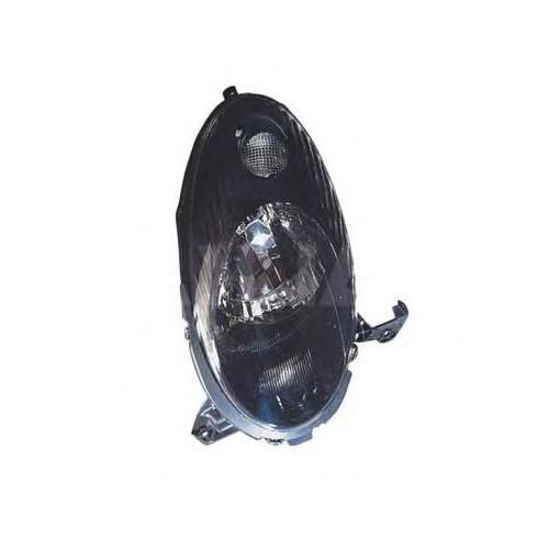 Фара передня права Nissan Micra K12 2003-2008 DEPO ел. рег., чорна 26010AX705