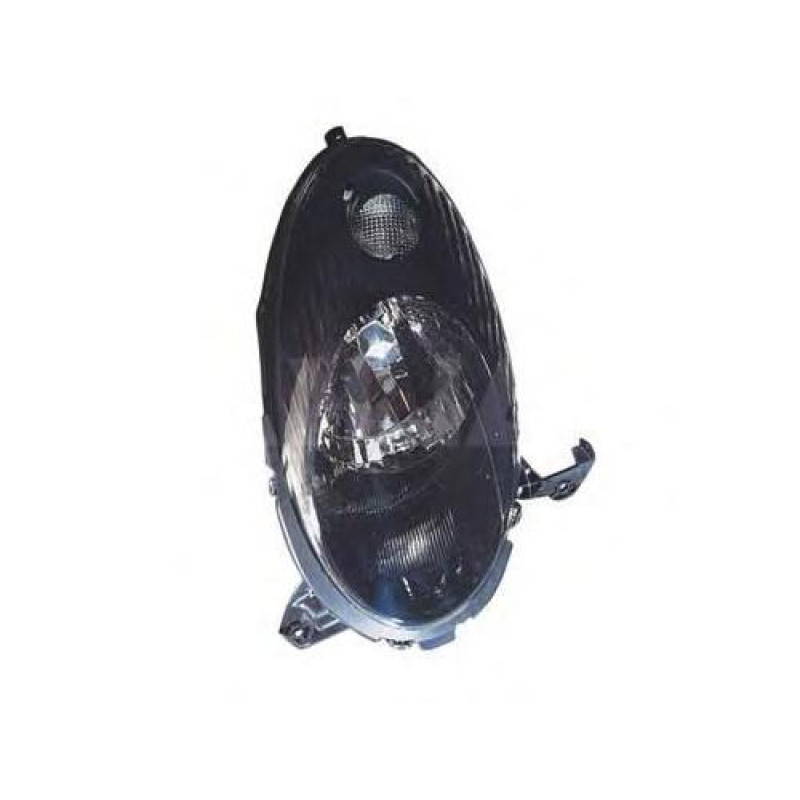 Фара передня права Nissan Micra K12 03-08 (Depo) ел. рег., чорна 26010AX705