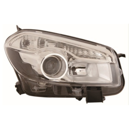 Фара передня права Nissan Qashqai J10 2010-2014 TYC ел. кор., галоген 26010BR00A