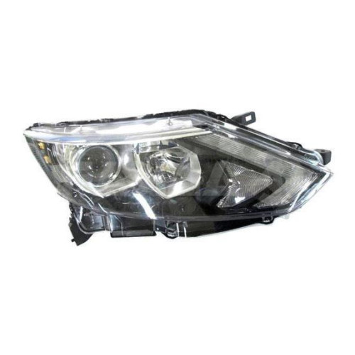 Фара передня права Nissan Qashqai J11 2014-2017 TYC ел. рег., галоген, з LED, 260104EH0A