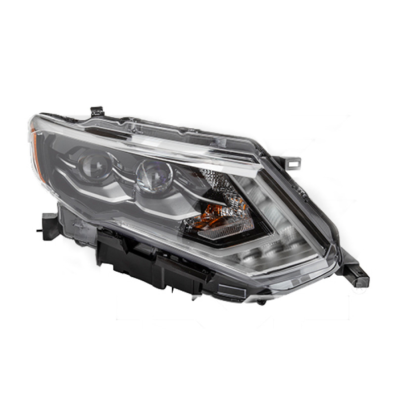 Фара передня права Nissan X-Trail T32, Rogue 17-20 USA (TYC) дві лінзи, LED, жовта вставка 