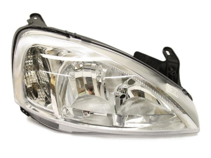 Фара передня права Opel Combo C 01-11, Opel Corsa 04-07 (TYC) тип Valeo, електрична 93173254