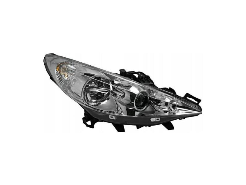 Фара передня права Peugeot 207 06-09 (Depo) під три лампи H7/H7/H1 620696