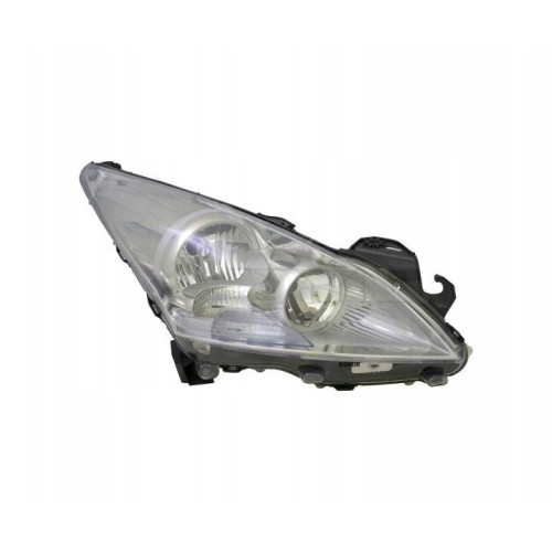 Фара передня права Peugeot 5008 2009-2013 TYC ел. рег., галоген 6206N9