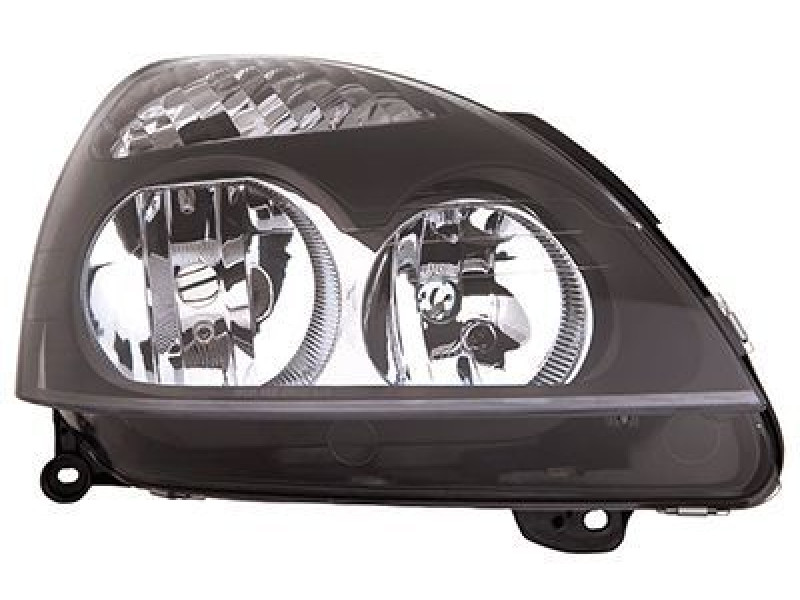 Фара передня права Renault Clio 2 01-05 / Symbol 1 02-08 (Китай) електрична, чорна 7701051770