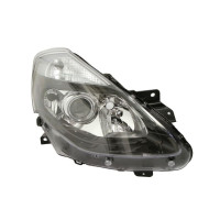 Фара передня права Renault Clio III 2009-2012 чорна рамка, ел.рег. DP 7701072009