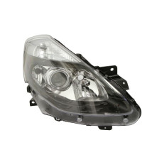 Фара передня права Renault Clio III 2009-2012 чорна рамка, ел.рег. DP 7701072009