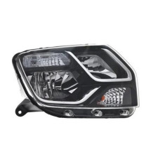 Фара передня права Renault Duster 15-18 (TYC) чорна, ел. рег. 260100156R