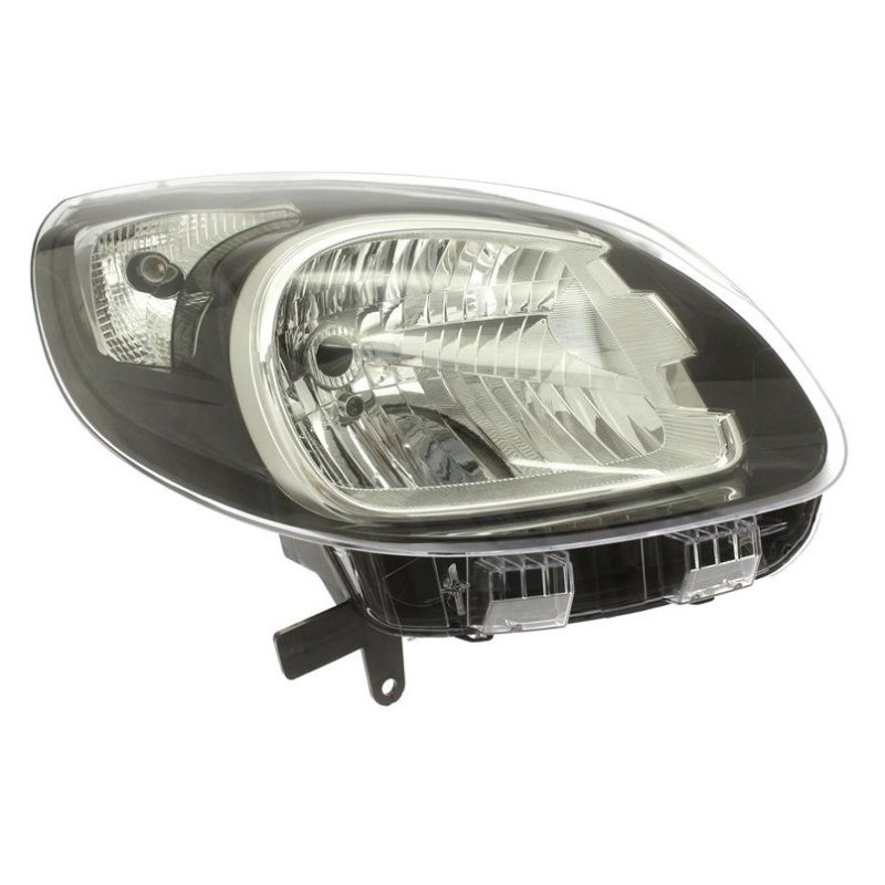 Фара передня права Renault Kangoo 13-21 (Depo) галоген, чорна 260103948R