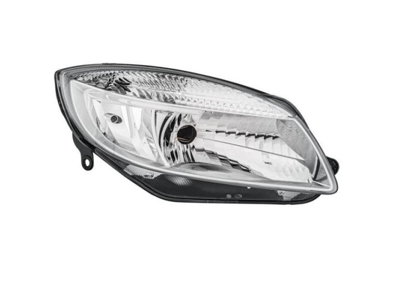 Фара передня права Skoda Fabia 2, Roomster 07-10 (TYC) електрична, галоген 5J1941018