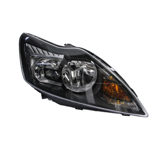 Фара передня права (чорна) Ford Focus 2 2008-2010 рестайлінг DEPO 1521196