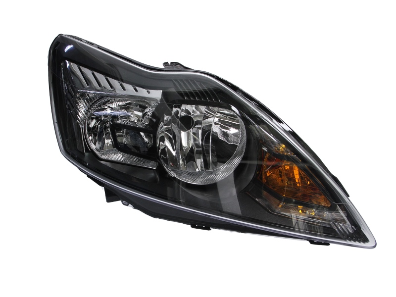 Фара передня права (чорна) Ford Focus 2 2008-2010 рестайлінг DEPO 1521196