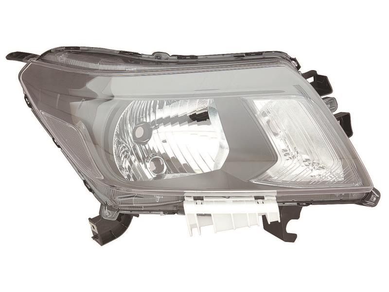 Фара передня права темна Nissan Navara D23, NP300 2014- Depo 26010-4KUOB