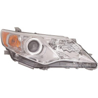 Фара передня права Toyota Camry 11-14 USA (TYC) механічна, жовта вставка 8111006470