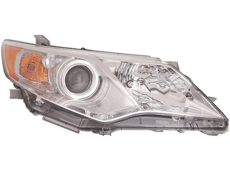 Фара передня права Toyota Camry 11-14 USA (TYC) механічна, жовта вставка 8111006470