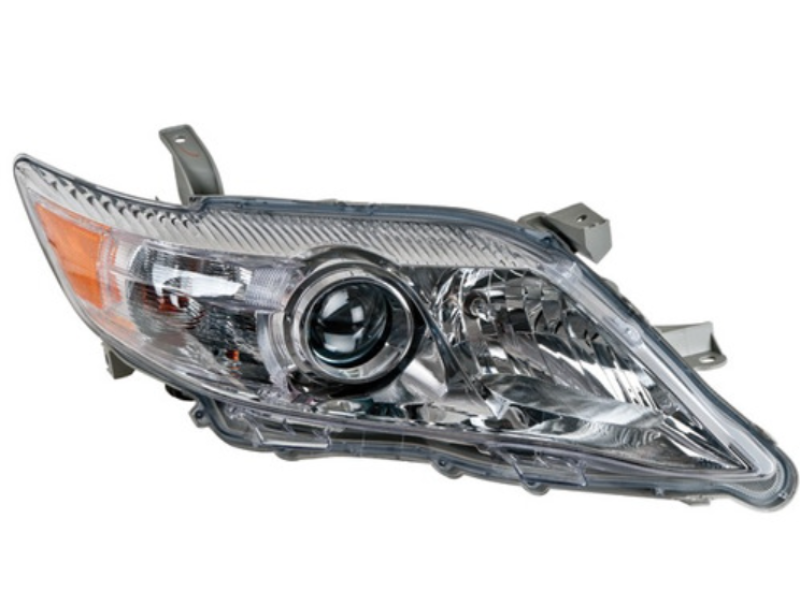 Фара передня права Toyota Camry XV40 10-11 USA (жовта вставка) (Depo)
