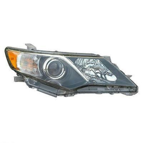 Фара передня права Toyota Camry XV50 2011-2014 USA (Китай) механічна, жовта вставка 81110-06800