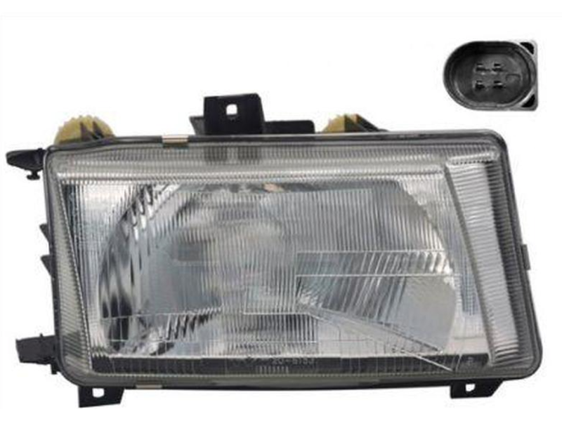 Фара передня права VW Caddy 2 00-04 (Depo) мех./ел. кор. 6K5941016D