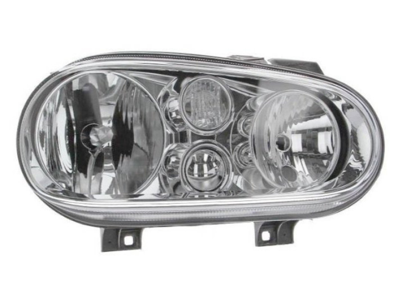 Фара передня права VW Golf 4 97-03 (Depo) галоген, під дві лампи 1J1941018F