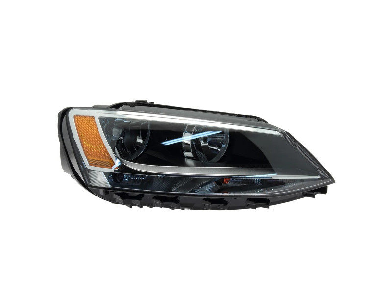 Фара передня права VW Jetta 6 11-18 USA (TYC) жовта вставка 5C7941006