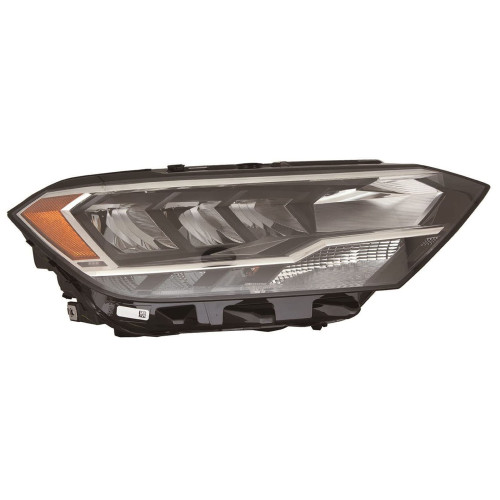 Фара передня права VW Jetta 7 USA 18- TYC LED, мех. рег. 17A941036A