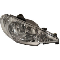Фара права Peugeot 206 98-09 прозоре скло DEPO 6205S9