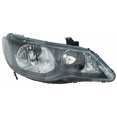 Фара передня права Honda Civic 4D 09-11 седан DEPO ел.рег., чорна 33101SNBG51
