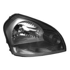 Фара передня права Hyundai Tucson 03-13 електрична чорна (DEPO) 921042E020