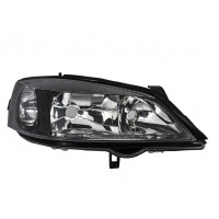 Фара передня права (ел. рег., чорна) Opel Astra G 1998-2009 TYC 1216288