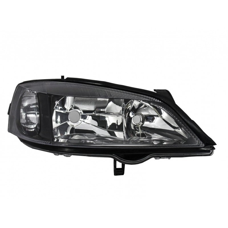 Фара передня права (ел. рег., чорна) Opel Astra G 1998-2009 TYC 1216288