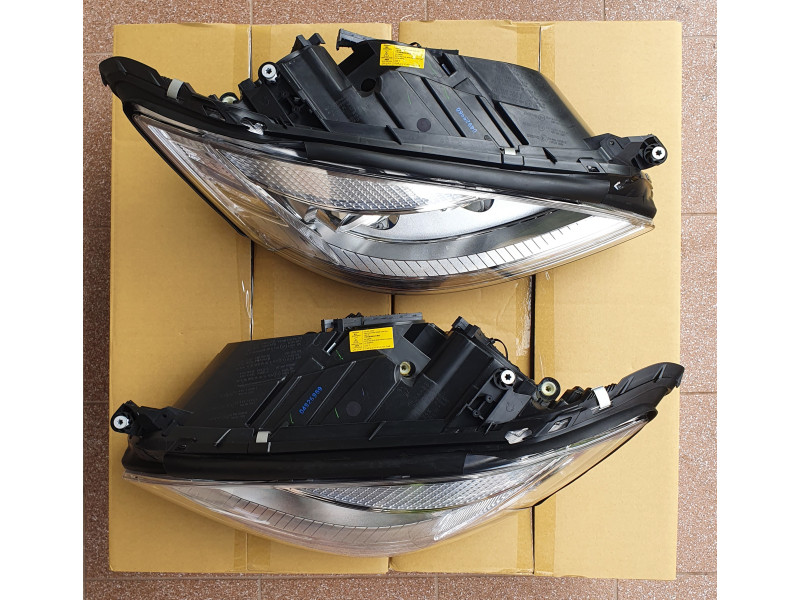 Фари передні Mercedes S-Class W221 09-12 рестайлінг, права ліва (Depo) Bi-Xenon / AFS / LED