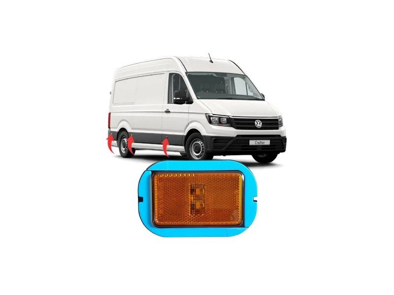 Габарит боковий VW Crafter 2 16-, MAN TGE 17- (TW) 7C3945061B