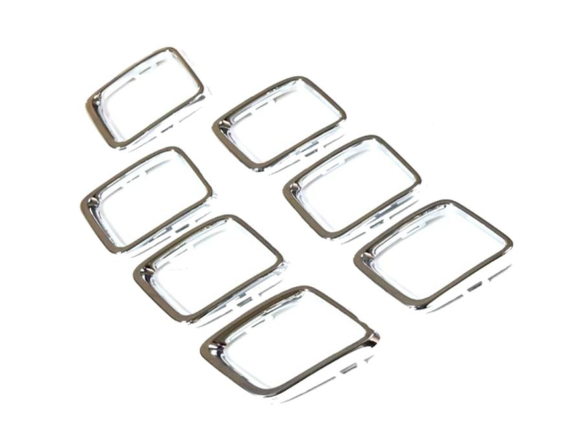 Хром молдинги решітки радіатора Jeep Compass 17 - (Тайвань) окуляри 68405259AA