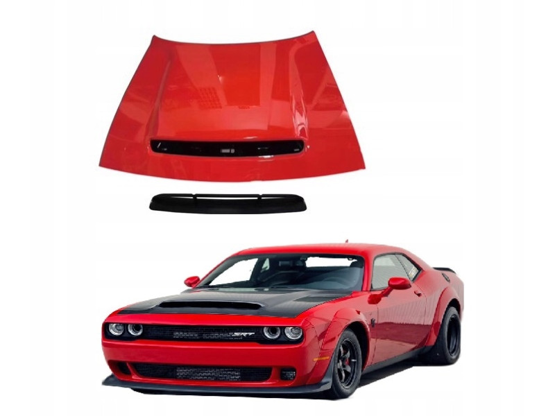Капот без решіток Dodge Challenger Demon 2015- (Signeda) 68372580AE