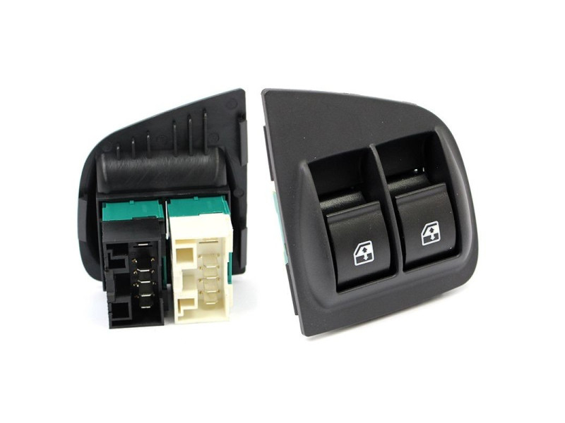 Кнопка склопідйомника ліва дверка Fiat Doblo 01-09 (Polcar) 735417033