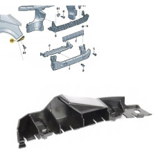 Кріплення переднього бампера праве VW Transporter T6 2015- FPS 7e0807184b