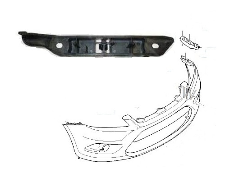 Кріплення переднього бампера ліве Ford Focus 2 2008-2011 FPS 1521607